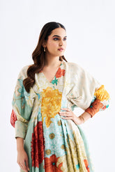 Sage Green Floral Dress